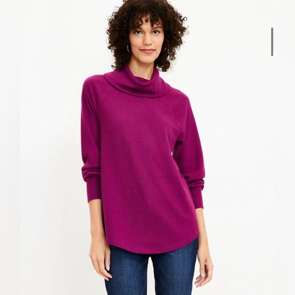 Loft purple winter top